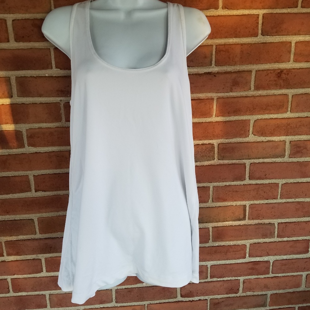 Solid White Tunic Tank